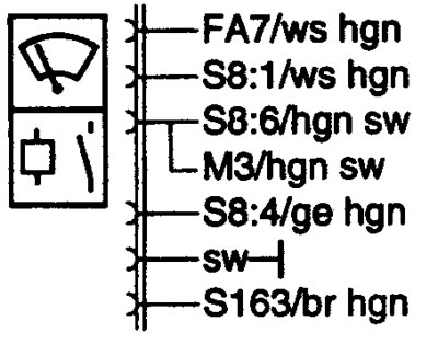 K7 Intermittent wiper relay. Реле-прерыватель очистителя ветрового стекла