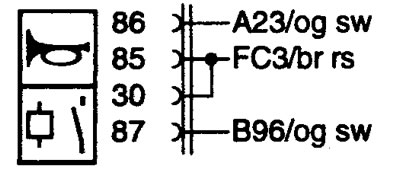 K14 Hom relay. Реле звукового сигнала