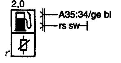 B31 Fuel injection fuel temperature sensor. Датчик температуры топлива (система впрыска топлива)
