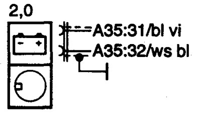 B54 Crank angle sensor. Датчик положения коленчатого вала