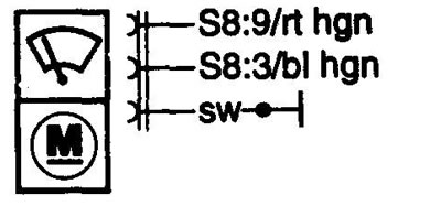 M2 Wiper motor. Электродвигатель очистителя ветрового стекла
