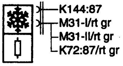 R61 AC condenser fan resistor. Резистор электродвигателя вентилятора конденсатора кондиционера