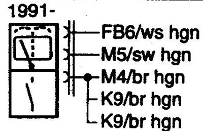 S10 Rear wash/wipe switch. Переключатель заднего стеклоочистителя / омывателя