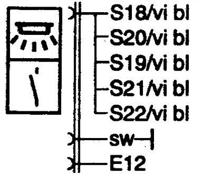 S16 Interior lamp remote switch. Дистанционный выключатель освещения салона