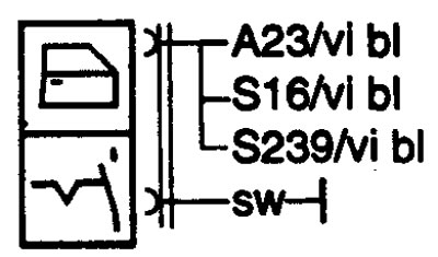S18 Courtesy lamp switch, left front. Выключатель местной подсветки (левой передней)