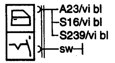 S19 Courtesy lamp switch, right front. Выключатель местной подсветки (правой передней)