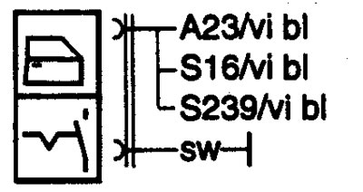 S21 Courtesy lamp switch, right roar. Выключатель местной подсветки (правой задней)
