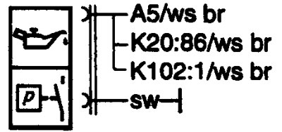 S25 ОН pressure warning lamp switch. Выключатель контрольной лампы давления масла