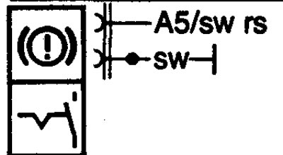 S33 Brake fluid level warning lamp switch. Выключатель контрольной лампы уровня тормозной жидкости