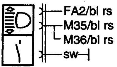 S217 Headlamp beam adjustment switch. Выключатель регулировки