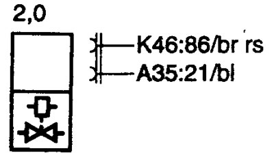 Y92 Purge cut-off solenoid valve. Клапан аккумулятора паров топлива