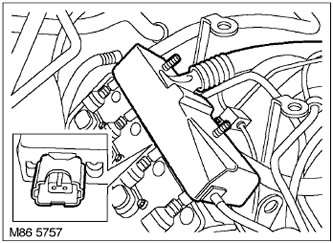 25. Разкачете съединителите от десния ред инжектори.