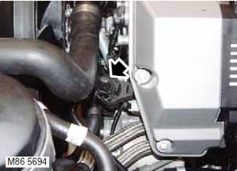 18. Разкачете блока от електромагнитния клапан за продухване на абсорбера на горивните пари.