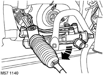 23. С асистент внимателно освободете кормилния механизъм, като го завъртите. Отстранете модула на…