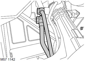 27. Маркирайте позицията на фитингите на тръбата за налягане и дренажната тръба върху корпуса на…