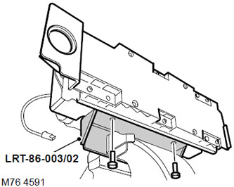 5. Инсталирайте и закрепете въздушната възглавница върху скобата LRT-86-007/02.