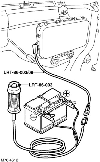 5. Свържете кабела LRT-86-003/05 на устройството към въздушната възглавница.