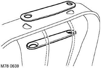 22. Отстранете плочата, закрепваща подложката на облегалката за глава към тапицерията на…
