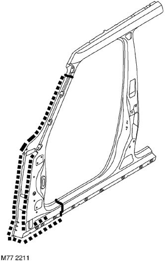 2. Отстранете повредените панели, подгответе ръбовете на фугите и монтирайте нови панели в…