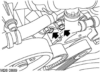 12. Поддържайки обтегача в състояние, съответстващо на напрежението на колана, затегнете болта на…